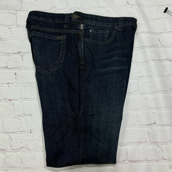 NINE WEST high waisted side zipped women’s skinny jeans denim pants size 12 EUC - Picture 8 of 12